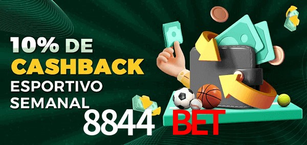 10% de bônus de cashback na 8844 Bet